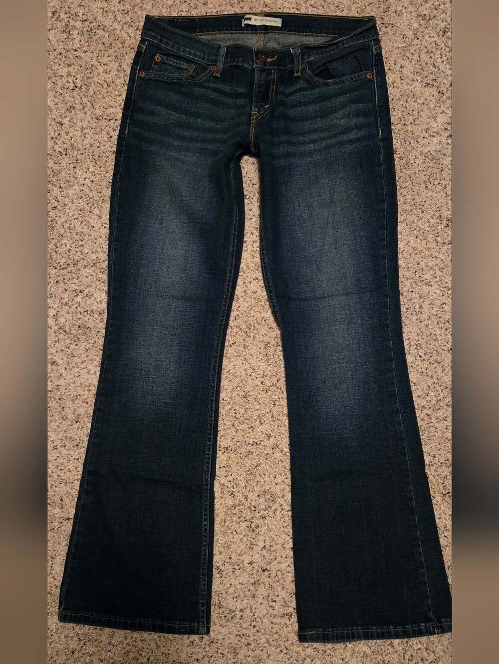 Levis 524 Too Superlow Jeans Womens Sz 9 Straight